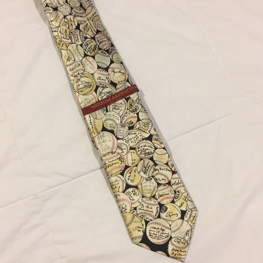 Silk Baseball Tie - brand new!